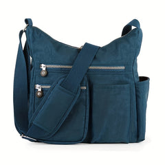 Waterproof Anti Theft Crossbody Bag Durable Nylon Satchel for Men & Women