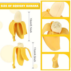 TPR Squeeze Toys Simulation Banana Holiday Party Activities Funny Toys