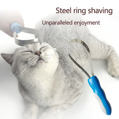 Pet Hair Removal Brush Shedding Tool Dog Grooming Horse Hair Scraper