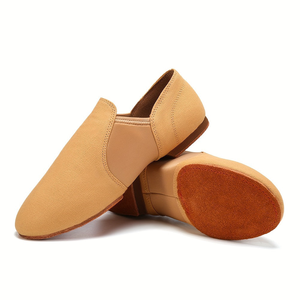 Stretchy Cloth Fur Bottom Jazz Dance Shoes Lightweight And Comfortable