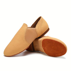 Stretchy Cloth Fur Bottom Jazz Dance Shoes Lightweight And Comfortable