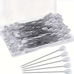100pcs Pearl Head Pins for DIY Crafts Jewelry Making Sewing
