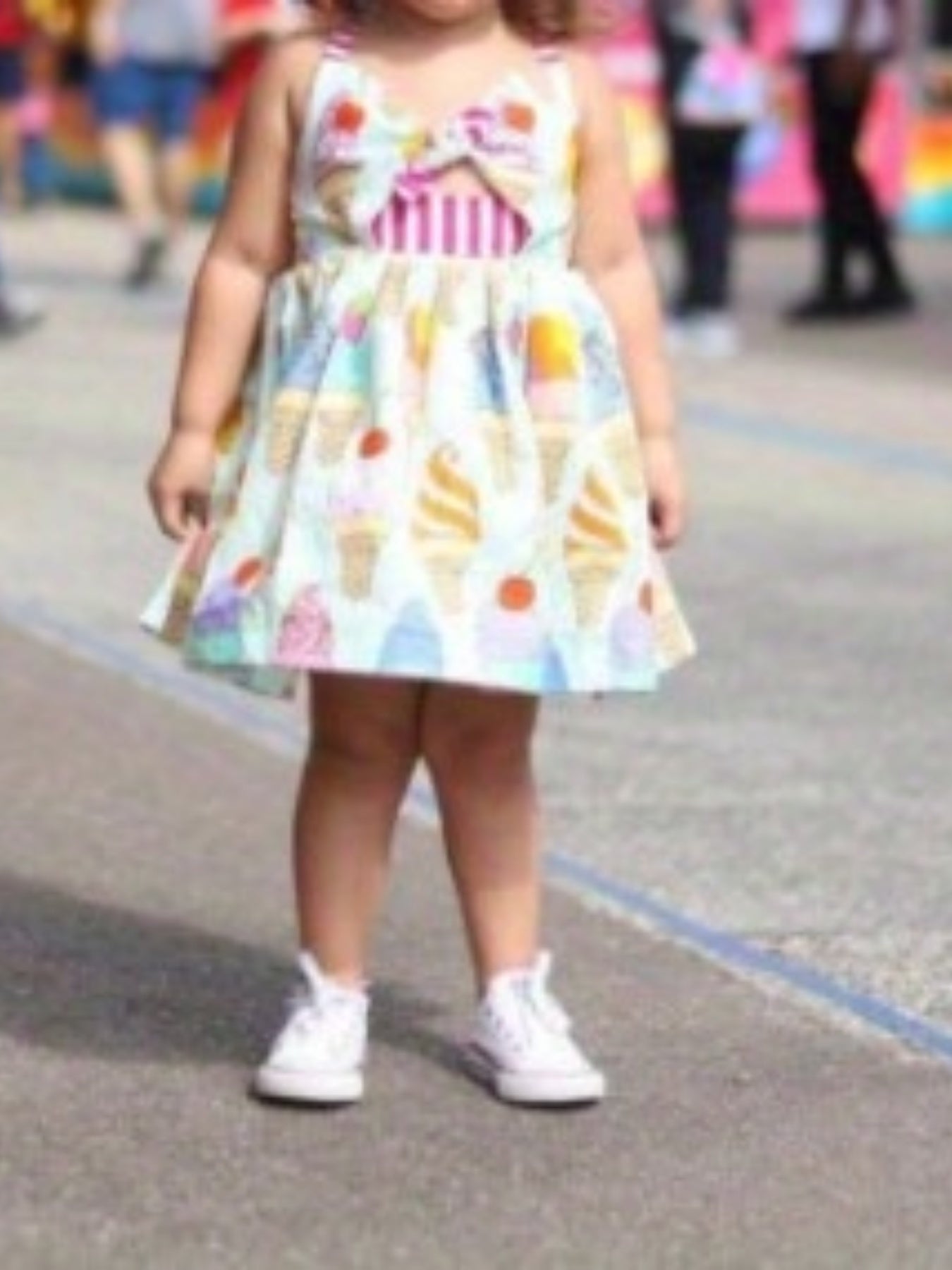 Kid Girls' Ice Cream Princess Dress For Party - Gift Idea