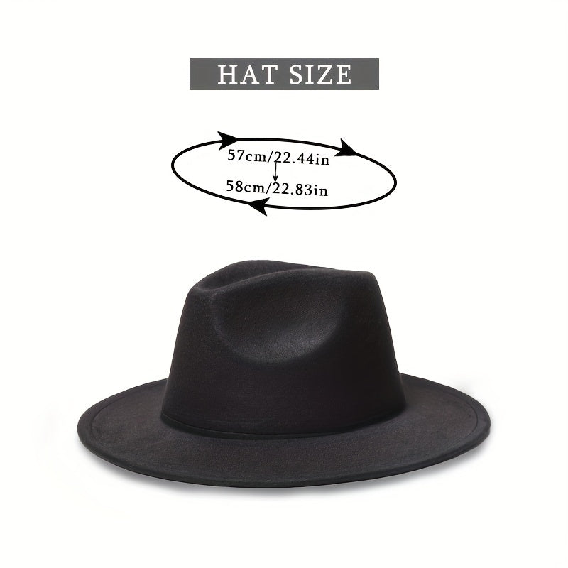 British Style Fedora Cap Unisex Trilby Hat Vintage Jazz Hats For Women & Men