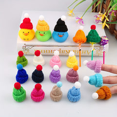 1pc Mini Woolen Hat DIY Small Hat Halloween Christmas Party Decors