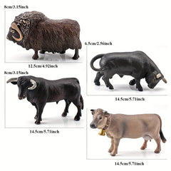 Simulated Cow Animal Model Learning Toy