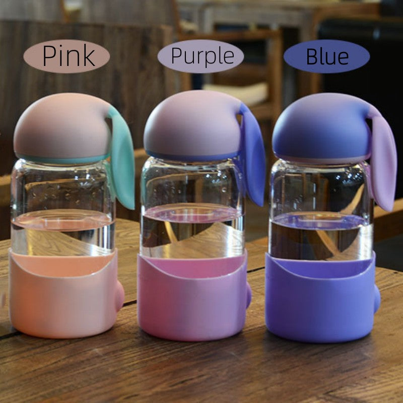 Creative Rabbit Glass Cup Student's Gift Cup Party Cup
