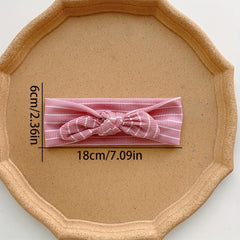 3pcs Striped Bowknot Hair Band Headbands for Baby Girls