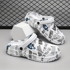 Breathable Hole Shoes Men's Casual Non Slip Quick Drying Sandals