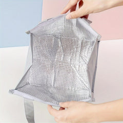 Insulated Lunch Bag Polyester Thermal Tote with Hand Wash - Fruit Print