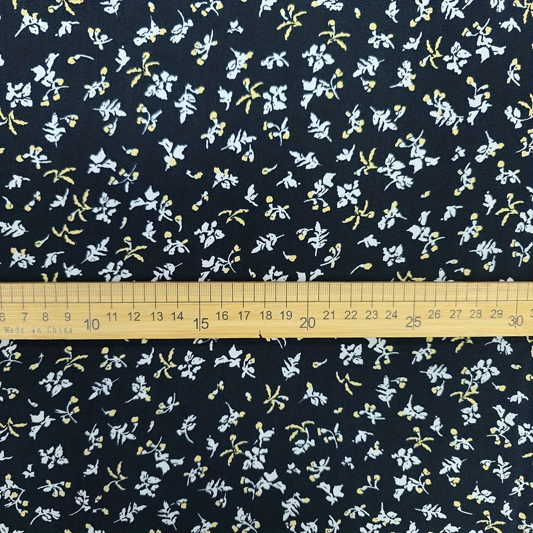 1yd Artificial Cotton Fabric DIY Clothes Dress Pants Quilt Cover Cut Size