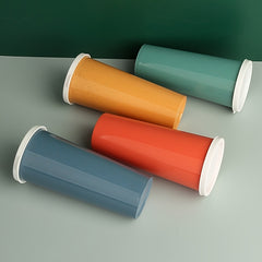 Small Plastic Water Cup With Lid Single layer Handy Cup