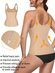 SCARBORO Corset Shaping Vest Top Waist Trainer Tummy Control