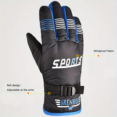 Winter Cycling Gloves with Warmth and Thickness