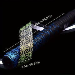 Baseball Bat Handle Tape Anti Slip Sweat Absorbing Bat Band Elastic Strap