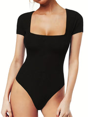 Square Neck Bodysuit Tummy Control Slim Body Shaper Women's Underwear