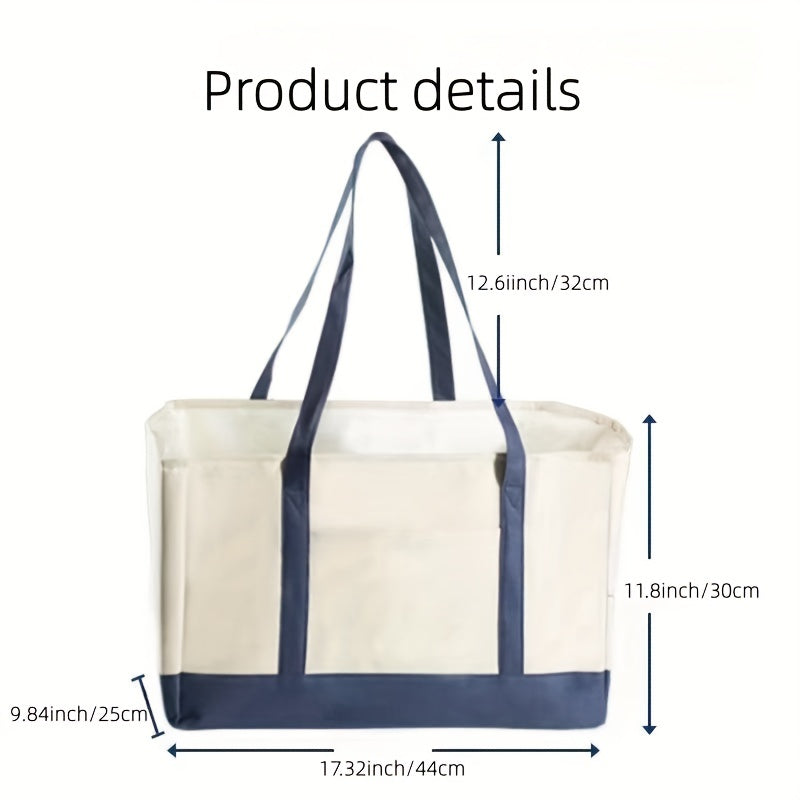 Portable Shopping Bags Oxford Cloth Foldable Reusable Tote Bag