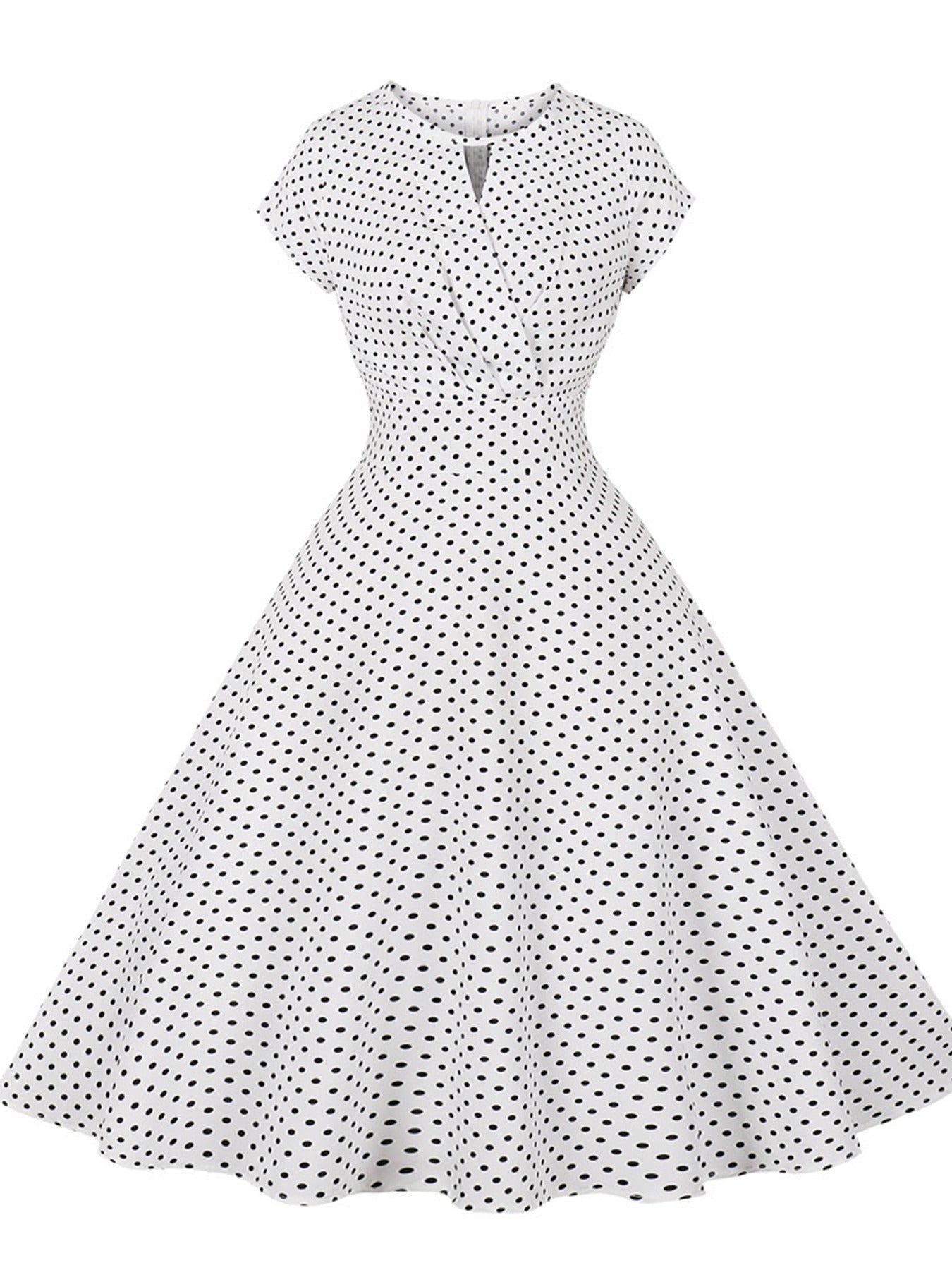 Women's Polka Dot Retro Swing Dress