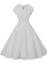 Women's Polka Dot Retro Swing Dress