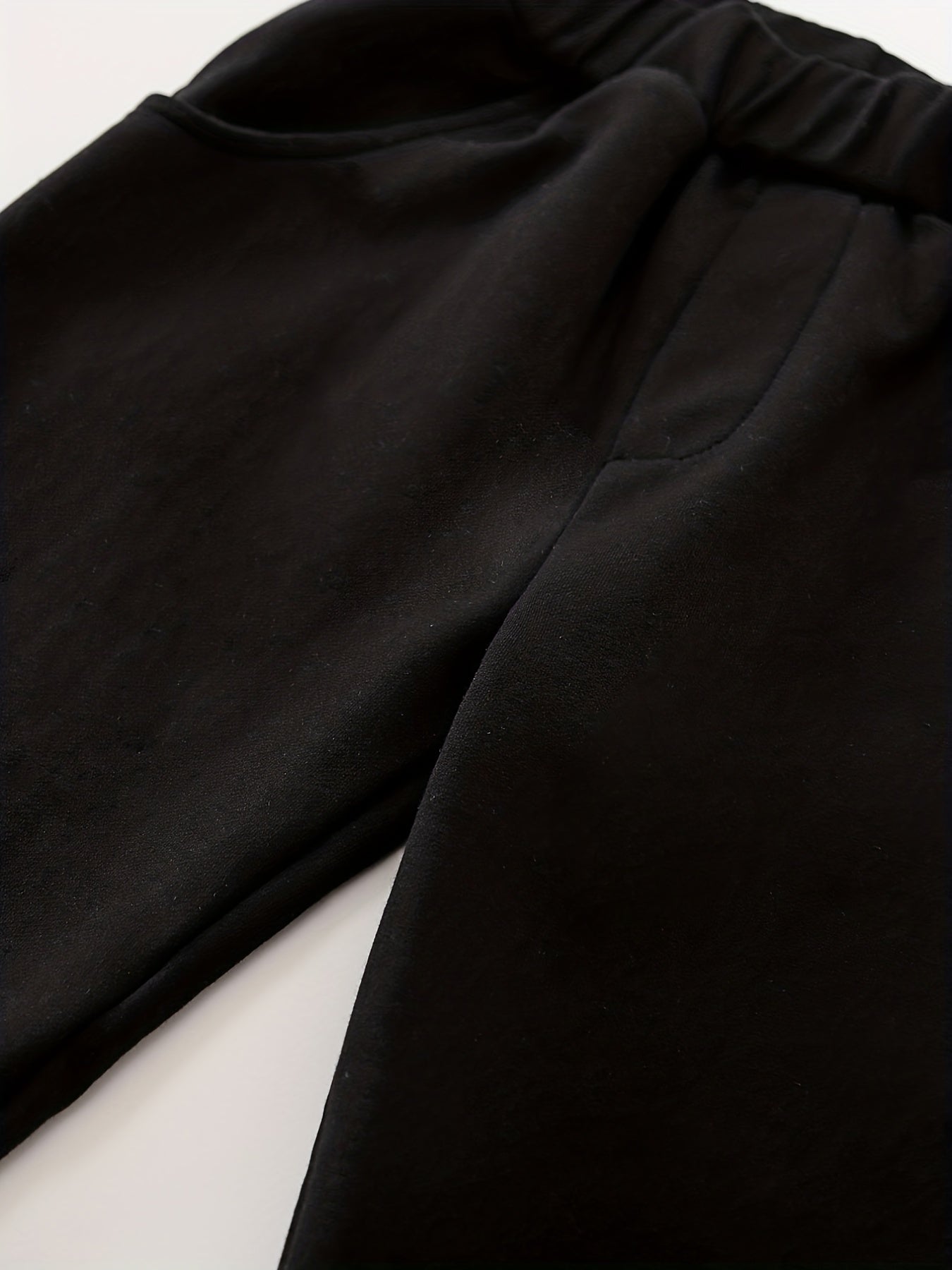 Cotton Thermal Trousers for Baby Boys Spring Autumn Elastic Waistband Pants