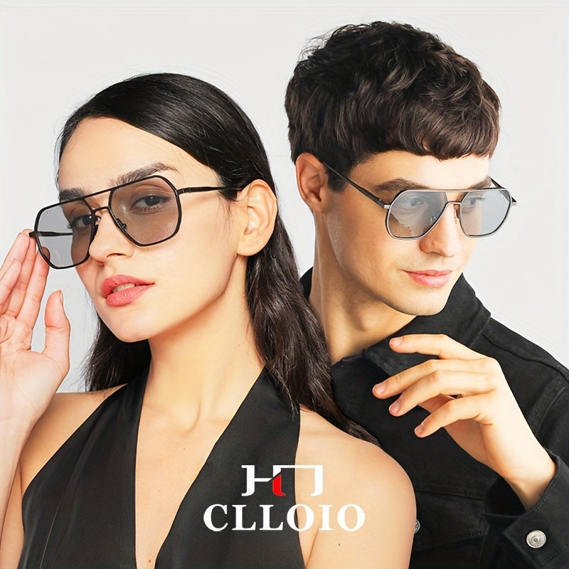 Men's Photochromic Polarized Sunglasses with Case