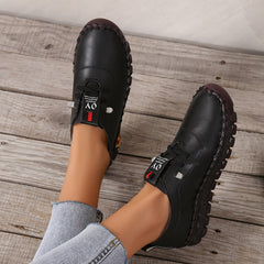 Women's Flat Lace Up Anti-Skid Sneakers