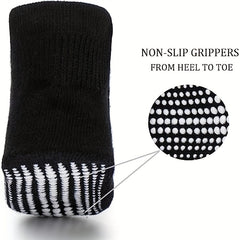 6 Pairs Baby Anti Slip Grip Ankle Socks for Boys Girls Toddlers Infants