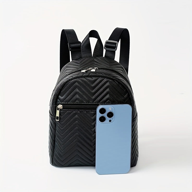 Quilted Backpack for Kids with Large Capacity & Waterproof Design