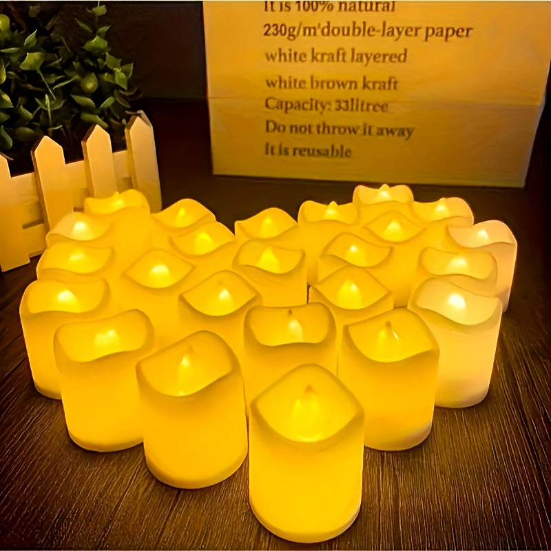 24pcs Flameless Wishing Candle LED Light for Wedding Christmas