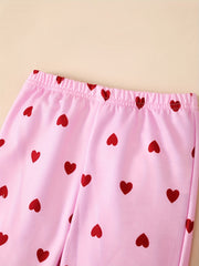 Girls' Polka Dots Bell Bottom Pants Wide Leg Trousers