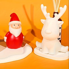 Christmas Deer Ornament Snowman Night Light Desktop Ornament