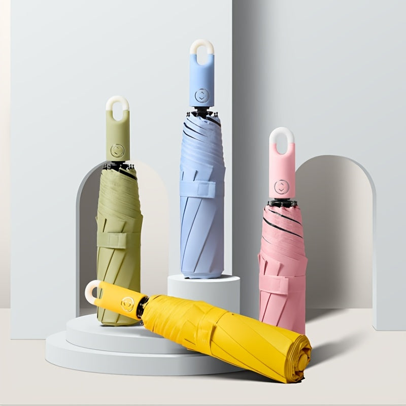 High 8 Ribs Auto Lock Folding Umbrella