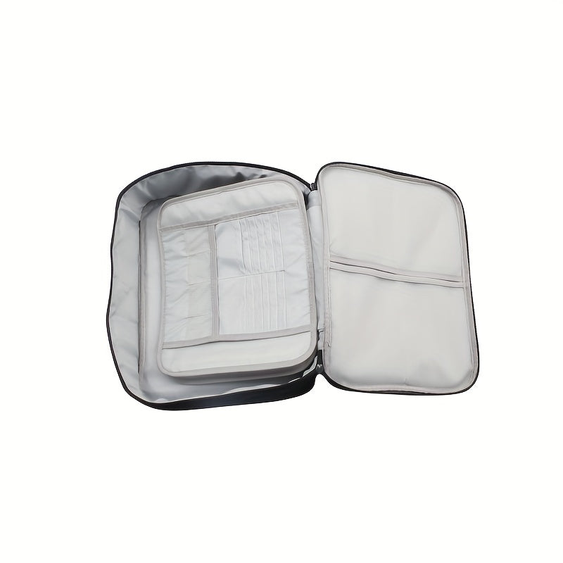 Document Storage Bag Large Capacity Functional Travel File Storage Bag