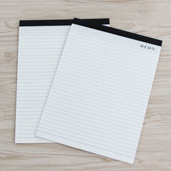 25 Pages A4 Sticky Notes Draft Pads With Horizontal Lines 28.98x20.68 cm
