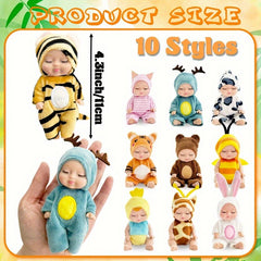 10pcs Mini Dolls 4 inch Animal Costume Dolls Easter Birthday Gift