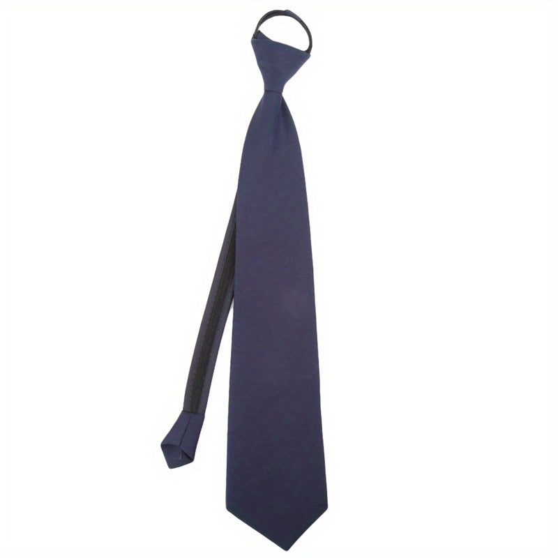 Adjustable Zipper Ties For Wedding Party Solid Ties