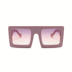 Men's Oversized Sun Protection Sunglasses Square AC Glasses