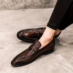 Men's Slip On Formal Shoes Business Wear Non Slip Shoes