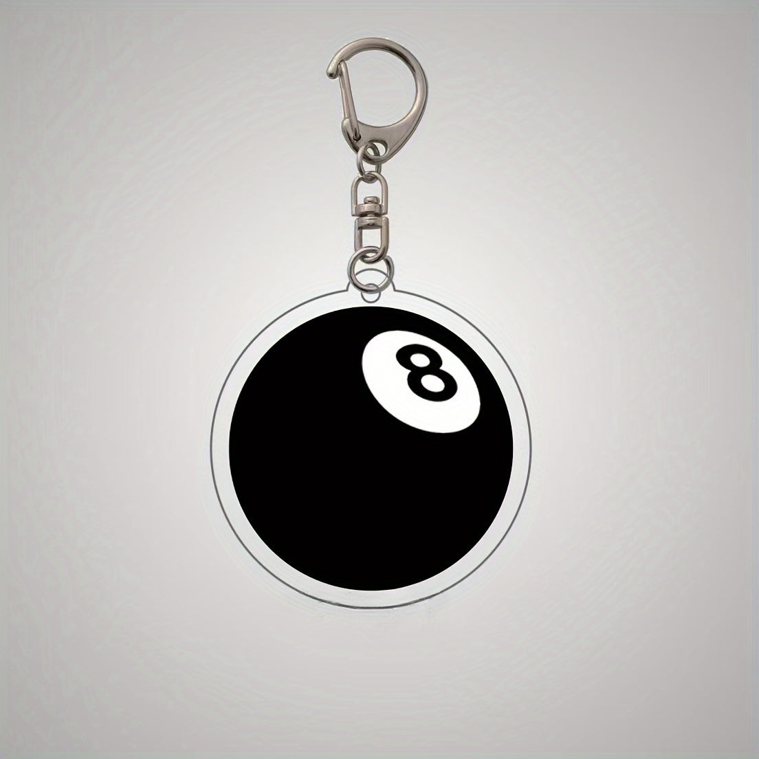 Metal Dice Keychain Billiard Key Chain for Players