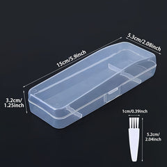 Portable Razor Protector & Storage Case with Cleaning Brush
