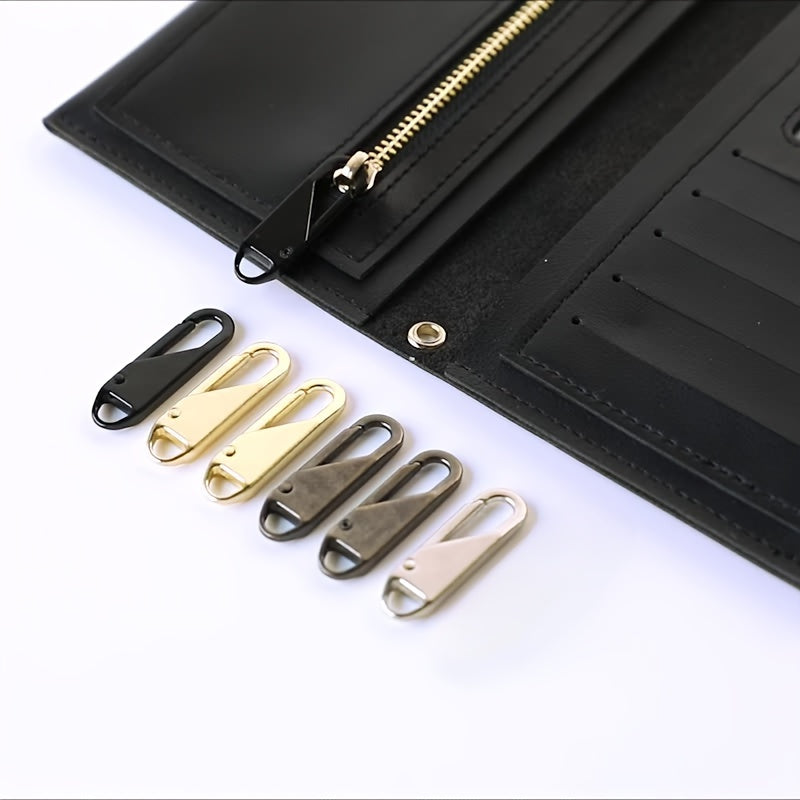 7pcs Zipper Slider Zipper Head Travel Bag Hanging Accessories
