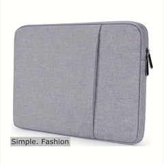 Protective Laptop Sleeve 13 Inch Gray Zipper Organizer Bag