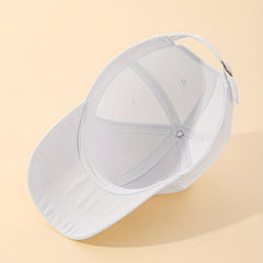 Flower Embroidery Baseball Cap Sun Hat for Women