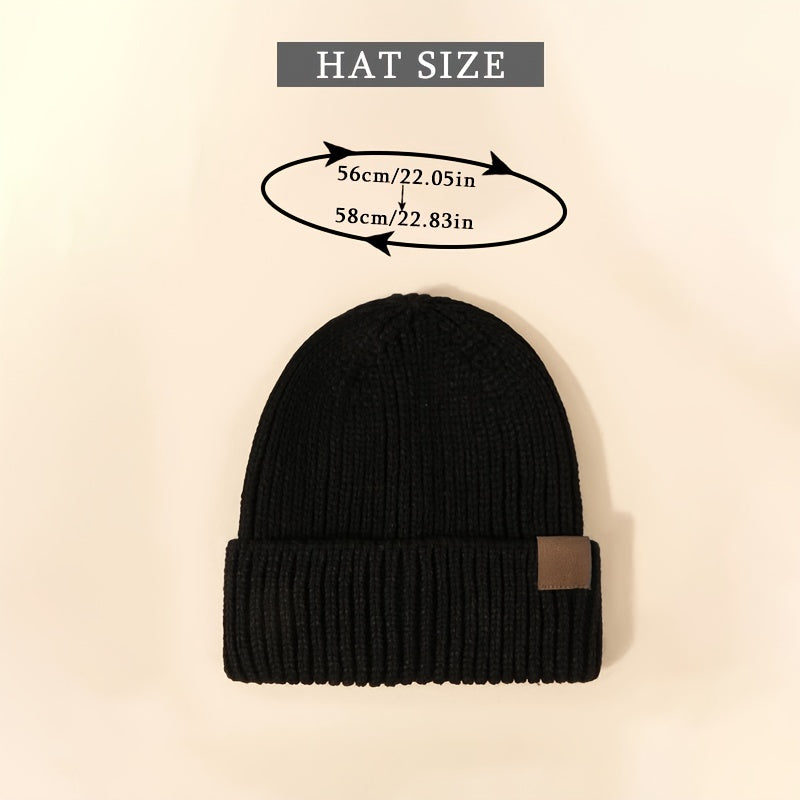 Soft Warm Knitted Unisex Beanie Hat Christmas Gift
