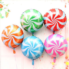 18" Lollipop Windmill Foil Balloons - Christmas Birthday Party Decoration
