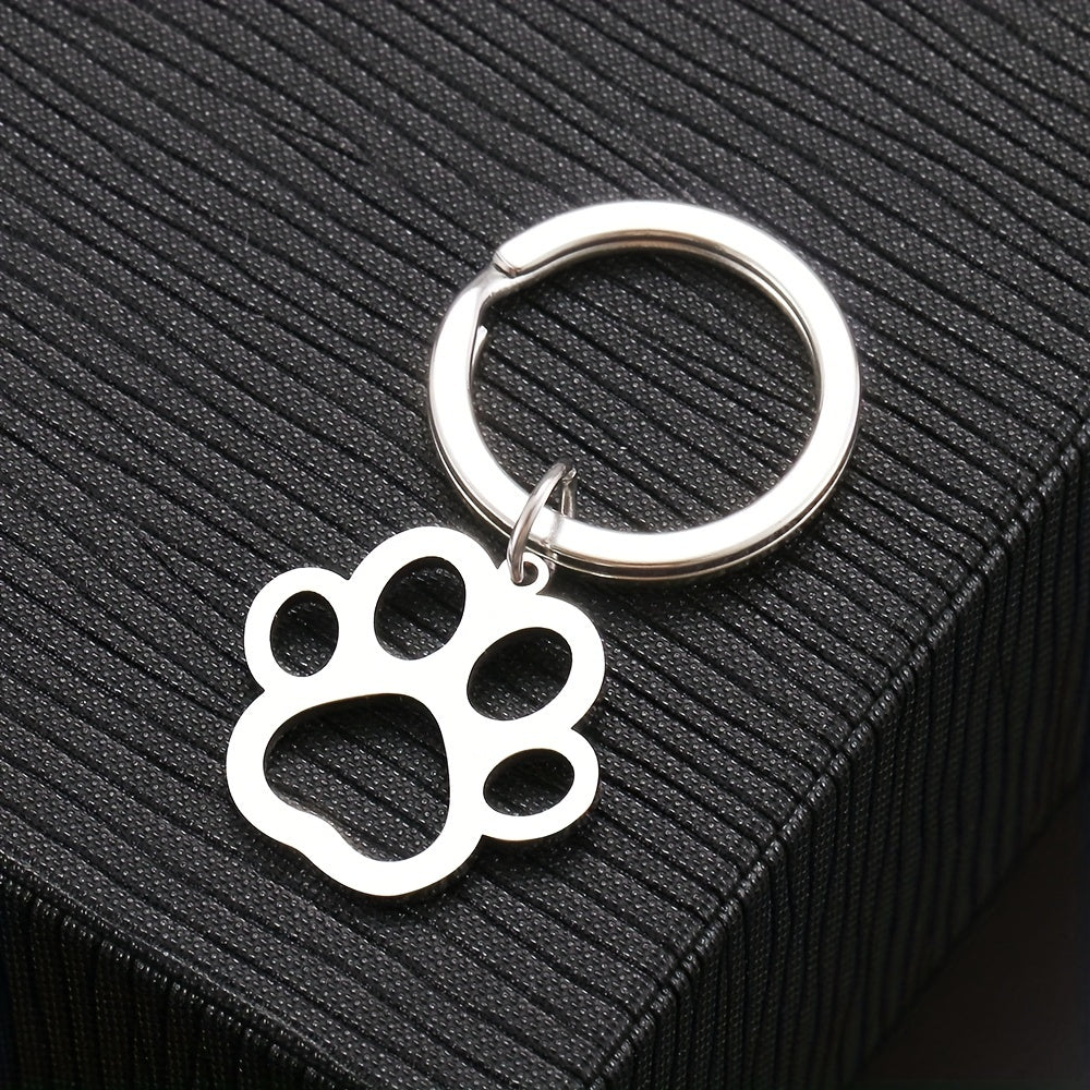 Cartoon Dog Paw Keychain - Stylish Accessory for Bags and Keys