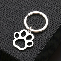 Cartoon Dog Paw Keychain - Stylish Accessory for Bags and Keys