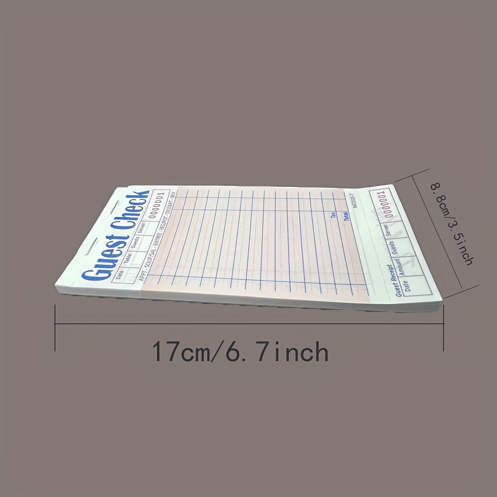 Restaurant Guest Check Book Server Note Pads 50 Total