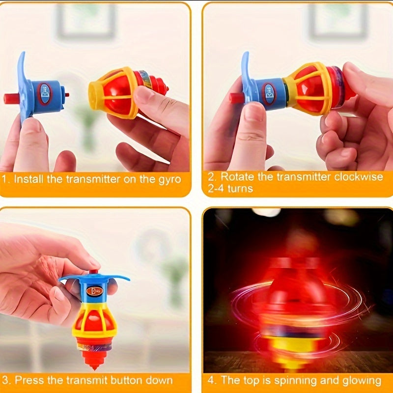 Light up Spinning Top Luminous Spinner Toy for Fun Birthday Party Favors