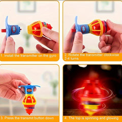 Light up Spinning Top Luminous Spinner Toy for Fun Birthday Party Favors